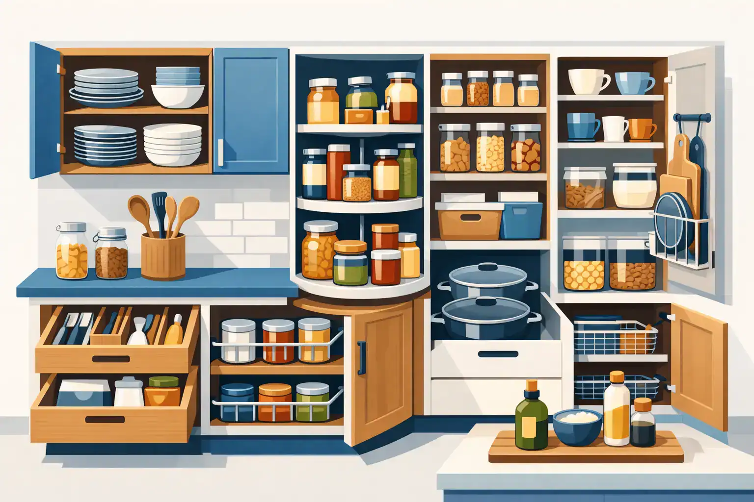 15 Kitchen Cabinet Organization Ideas That Work