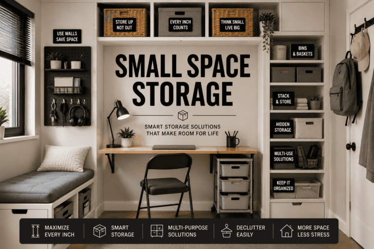 small space storage products for apartments and dorm