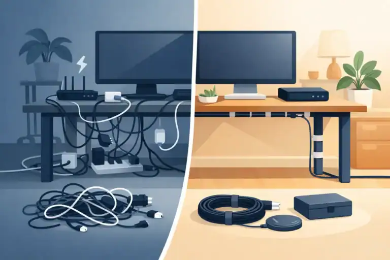 Cable Management Ideas for a Calmer Home