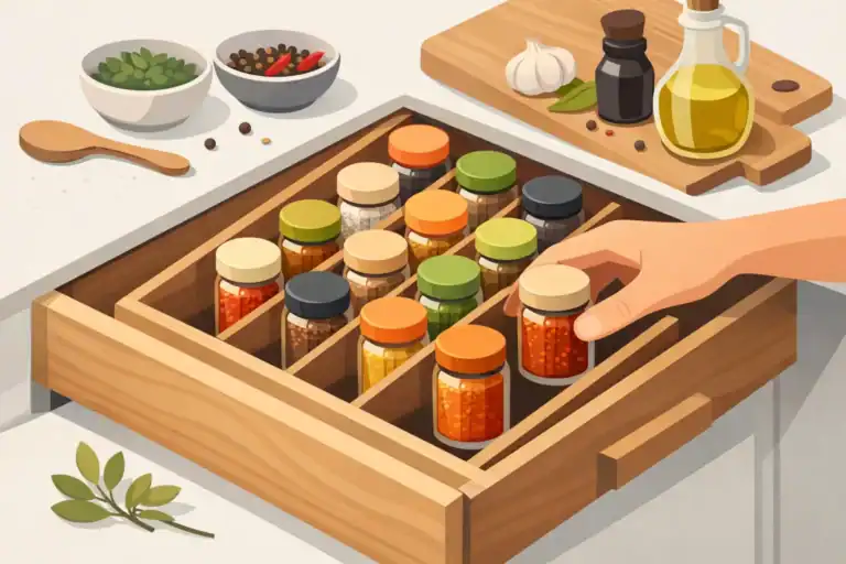 How to Organize a Spice Drawer That Stays Tidy