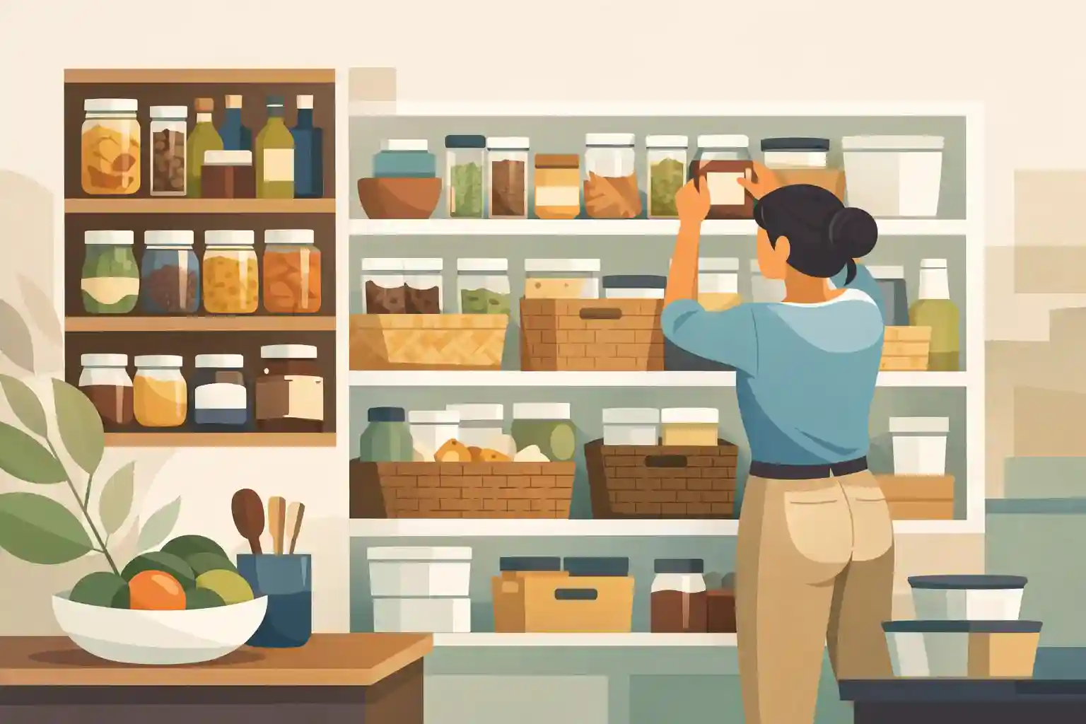 How to Organize Pantry Shelves That Stay Tidy