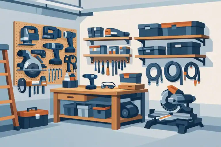 How to Organize Power Tools in a Small Garage