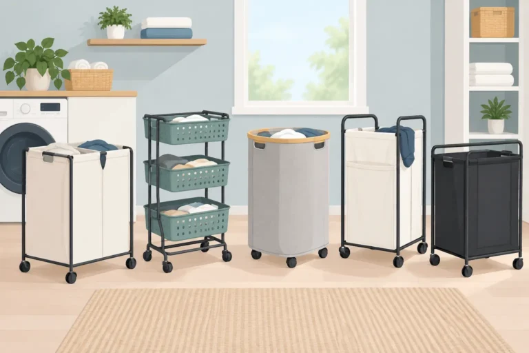 10 Best Rolling Laundry Carts for Small Spaces