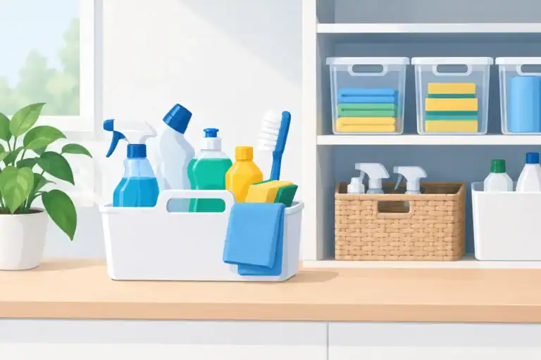 How to Organize Cleaning Supplies at Home