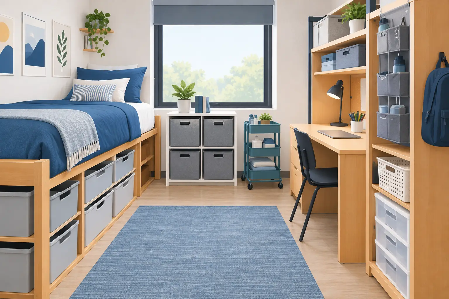 15 Dorm Room Storage Ideas That Actually Work