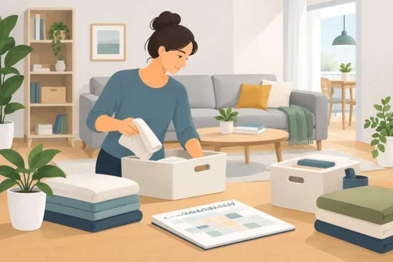 A Realistic Decluttering Schedule for Busy Homes