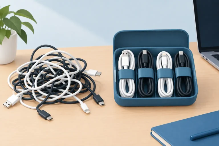 How to Organize Charging Cables Without Tangles
