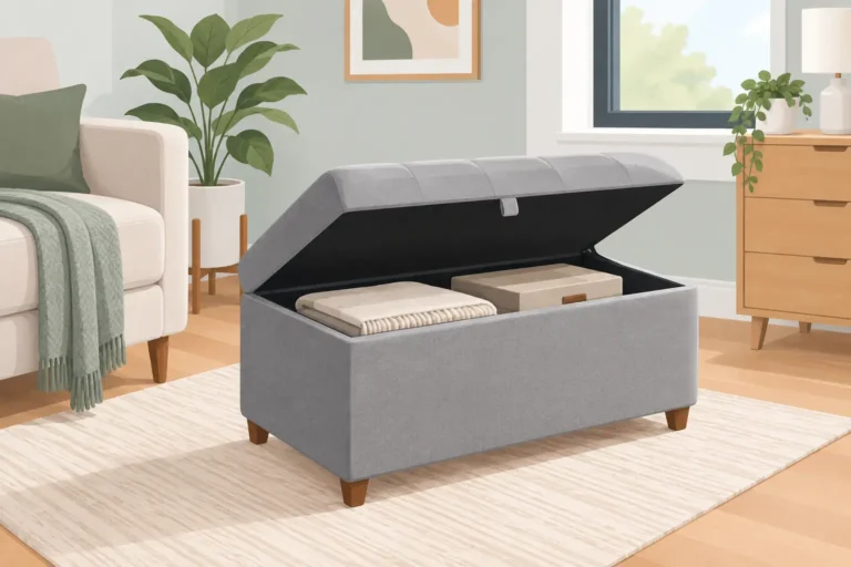 Storage Ottomans That Make Small Rooms Work